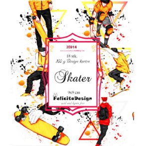 FelicitaDesign 35914 - Skater 9*9 cm