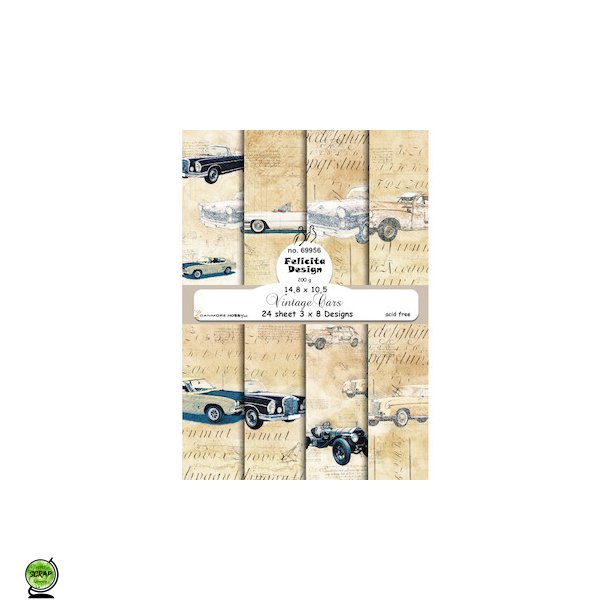 FelicitaDesign 69956 - Vintage Cars 10,5*14,8 cm