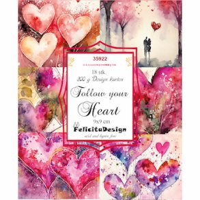 FelicitaDesign 35922 - Follow your Heart 9x9 cm