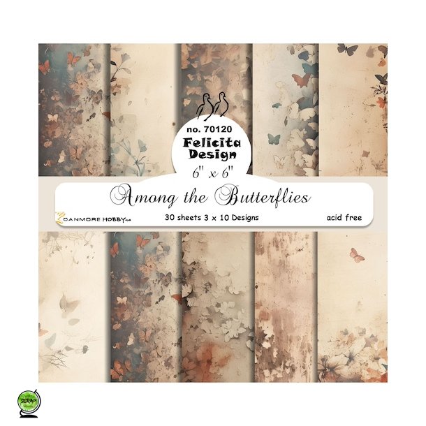 FelicitaDesign 70120 - Among the Butterflies 15x15 cm