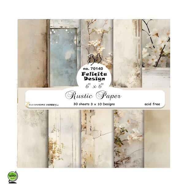FelicitaDesign 70140 - Rustic Paper 15x15 cm