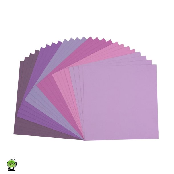 Florence cardstock paper Lavender 30*30 cm