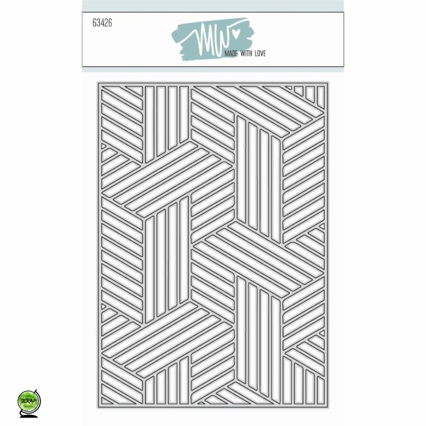 MW Made with love 63426 - Dies Woven background
