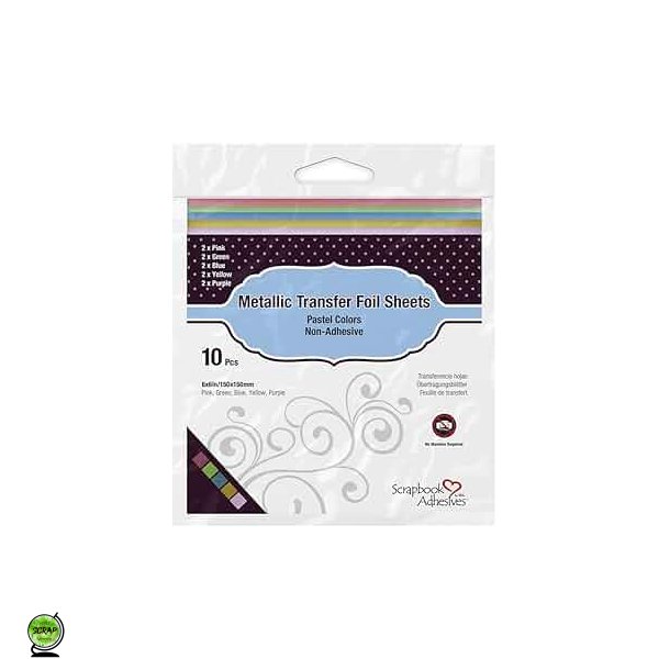 3L Metallic transfer foil sheets 150x150mm 10 ark 