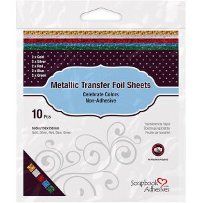 3L Metallic transfer foil sheets 150x150mm 10 ark