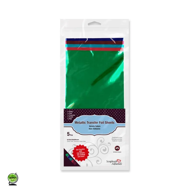 3L Metallic transfer foil sheets 150x305mm 5 stk.