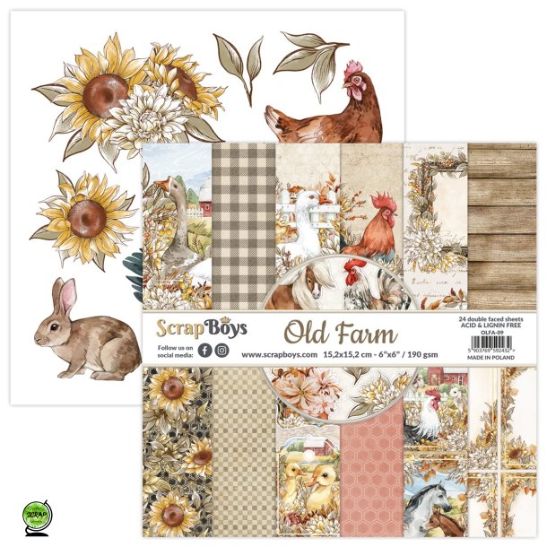 ScrapBoys SB-OLFA-09 - Old Farm 15*15 cm