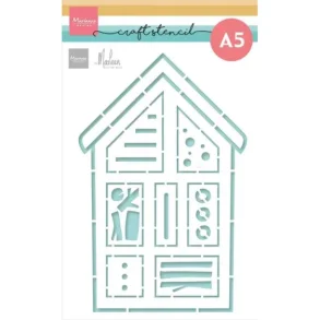 Marianne Design PS8141 - Stencil Hus
