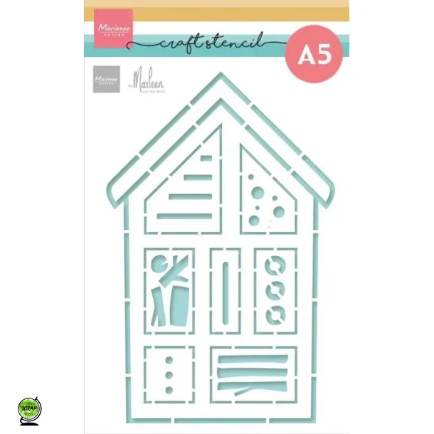 Marianne Design PS8141 - Stencil Hus