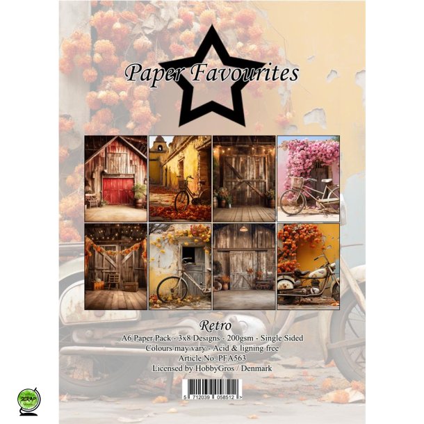 Paper Favourites PFS563 - Retro 10,5x14,8 cm A6