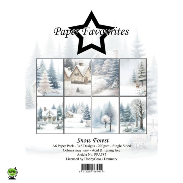 Paper Favourites PFA587 - Snow Forest 10,5x14,8 cm (A6)