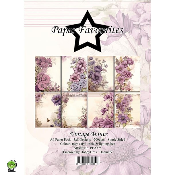 Paper Favourites PFA575 - Vintage Mauve 10,5x14,8 cm (A6)