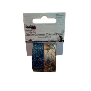 3L wadhi tape 03016 - 2 ruller demin og floral