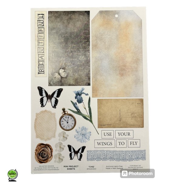 3QuaterDesigns Mini project sheets - Time A4
