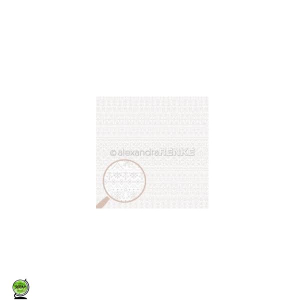 Alexandra Renke 10.2977 - Embrodery Pattern light grey 30,5*30,5 cm