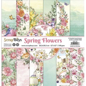 ScrapBoys SB-SPFL-08 - Spring Flowers st 30*30 cm