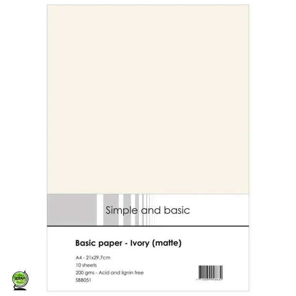 Simple and Basic SBB051 - Basic paper A4 Ivory (matte)