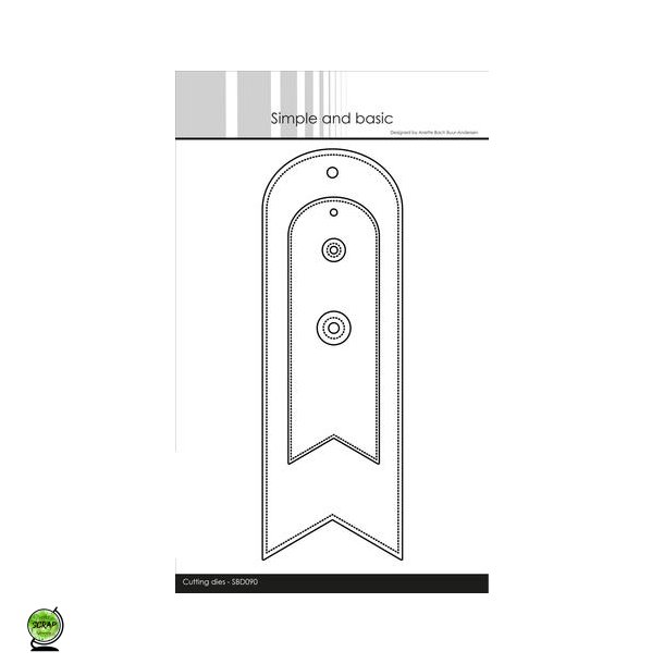 Simple and Basic SBD090 - Dies 2 tags med split
