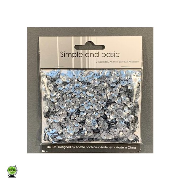 Simple and Basic SBS102 - Pailletter metalgr