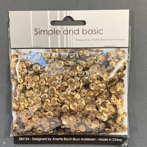 Simple and Basic SBS104 - Pailletter bronze