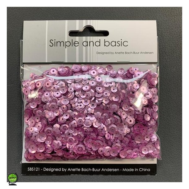 Simple and Basic SBS121 - Pailletter rosa