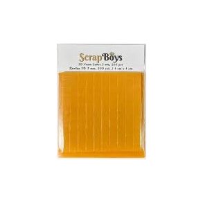 Scrapboys SB-02 - dobbeltklbende puder 1x1x0,3 cm 200 stk. 