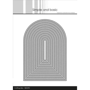 Simple and Basic SBD292 - Dies Dobule Pierced - A6 Arches
