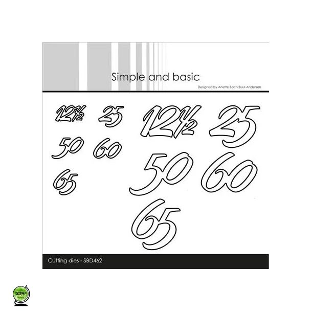 Simple and Basic SBD462 - Dies Anniversary Years