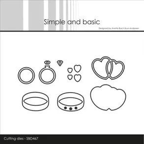 Simple and Basic SBD467 - Dies Wedding accessories