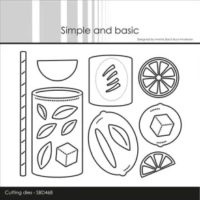 Simple and Basic SBD468 - Dies Drink w/Orange and Lime