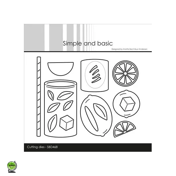 Simple and Basic SBD468 - Dies Drink w/Orange and Lime