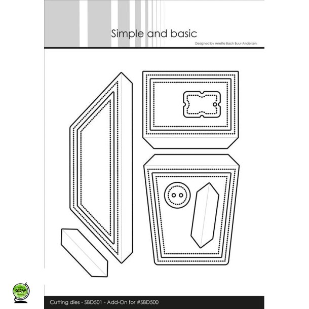 Simple and Basic SBD501 - Dies envelope parts for SBD500