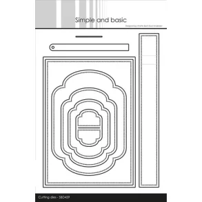 Simple and Basic SBD459 - Dies Interactive Flip Card A6