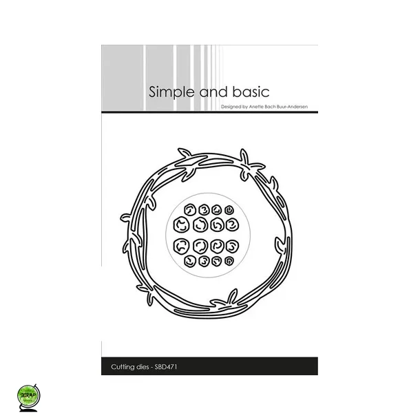 Simple and Basic SBD471 - Dies Wreath w/Berries
