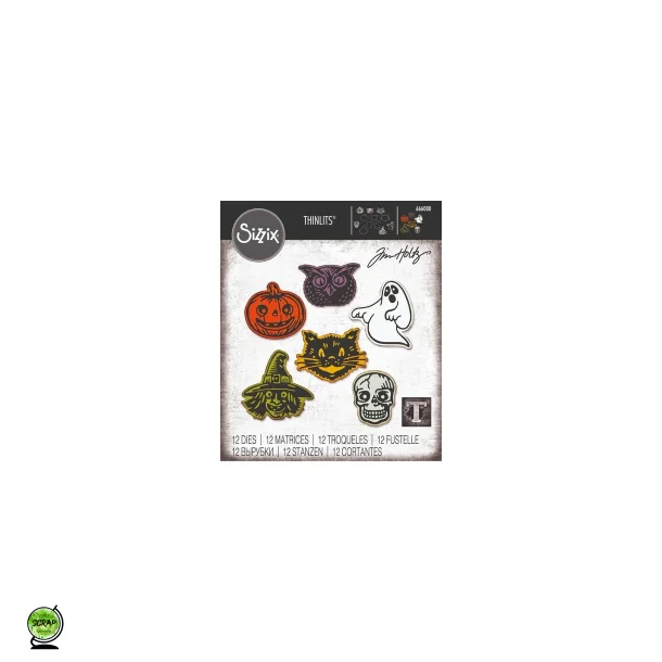 Sizzix 666000 - Dies Retro halloween