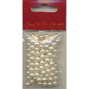 Voksperler 3 mm hvid