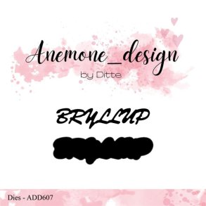 Anemone Design ADD607 - Dies Bryllup med skygge