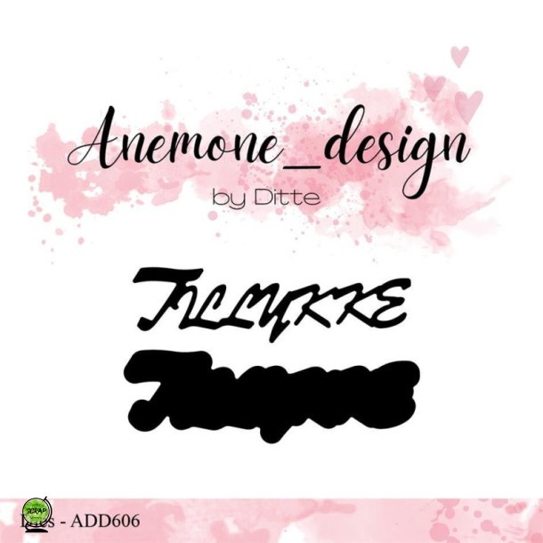 Anemone Design ADD606 - Dies Tillykke med skygge