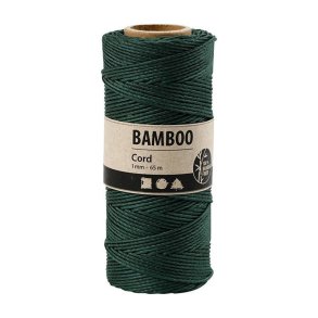 Bamboo cord 503486 1mmx65m green