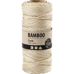 Bamboo cord 503481 1mmx65m beige 