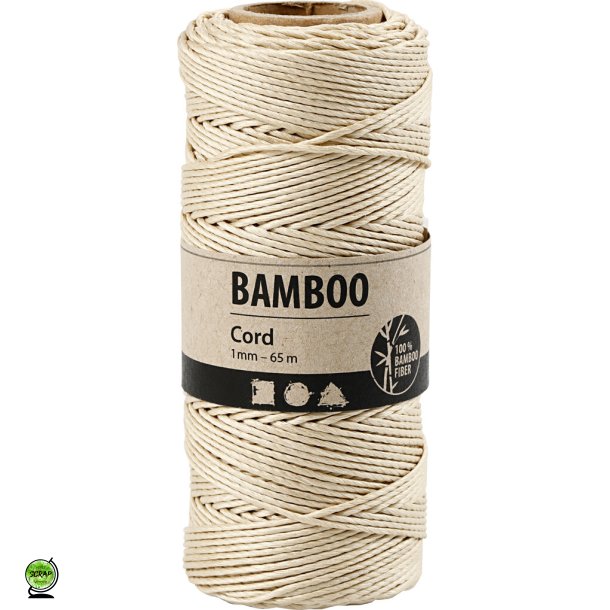 Bamboo cord 503481 1mmx65m beige 