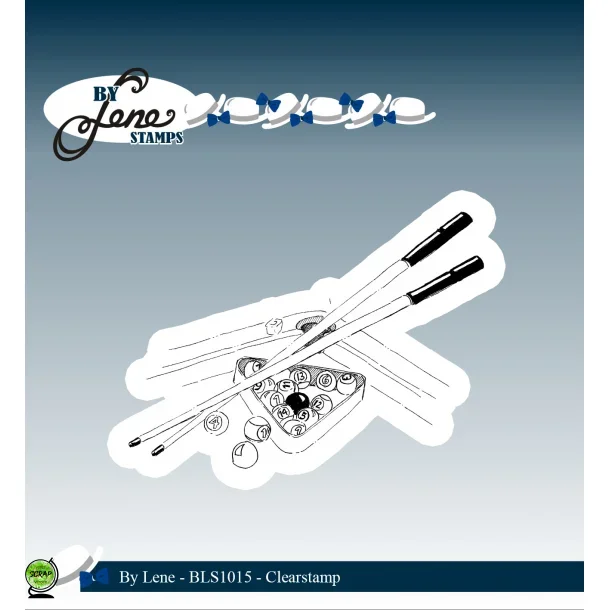 By Lene BLS1015 - stempel billard   