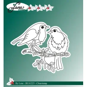 By Lene BLS1223 - stempel 2 fugle p gren