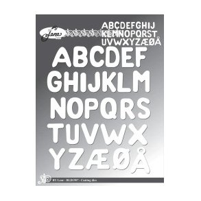 By Lene BLD1507 - Dies Ballon alfabet