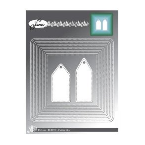 By Lene BLD1511 - Dies 6 rammer med tags