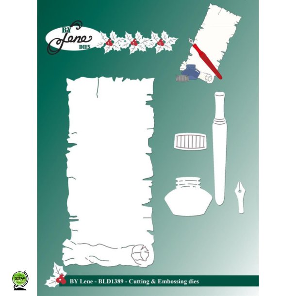 By Lene BLD1389 - Dies Antik papir og pen