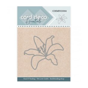 Card Deco CDEMIN10064 - Dies Lilje