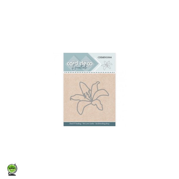 Card Deco CDEMIN10064 - Dies Lilje