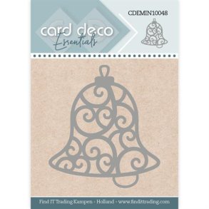 Card Deco CDEMIN10048 - Dies juleklokke