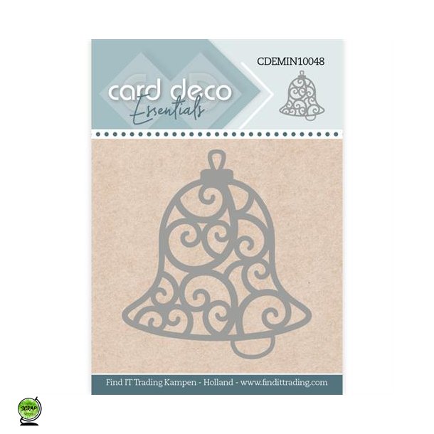 Card Deco CDEMIN10048 - Dies juleklokke